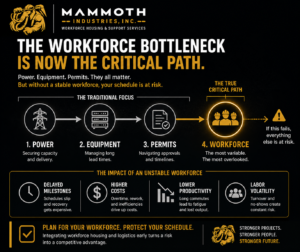 The Critical Path Isn’t Power. It’s Workforce.