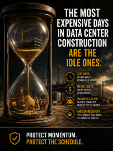 The Most Expensive Days in Data Center Construction Are the Idle Ones